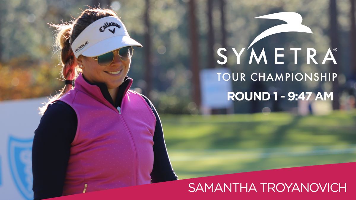 SamTroyanovich's tweet photo. Looking forward to the final week on the #Road2LPGA 🔥#SymetraTourChampionship https://t.co/YgBd13U0PL