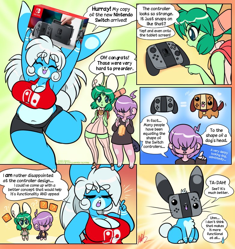 Made in March 1st, 2017
Starring Pixels, Glitch and Chip (not yet introduced in the DLC timeline as of yet) 