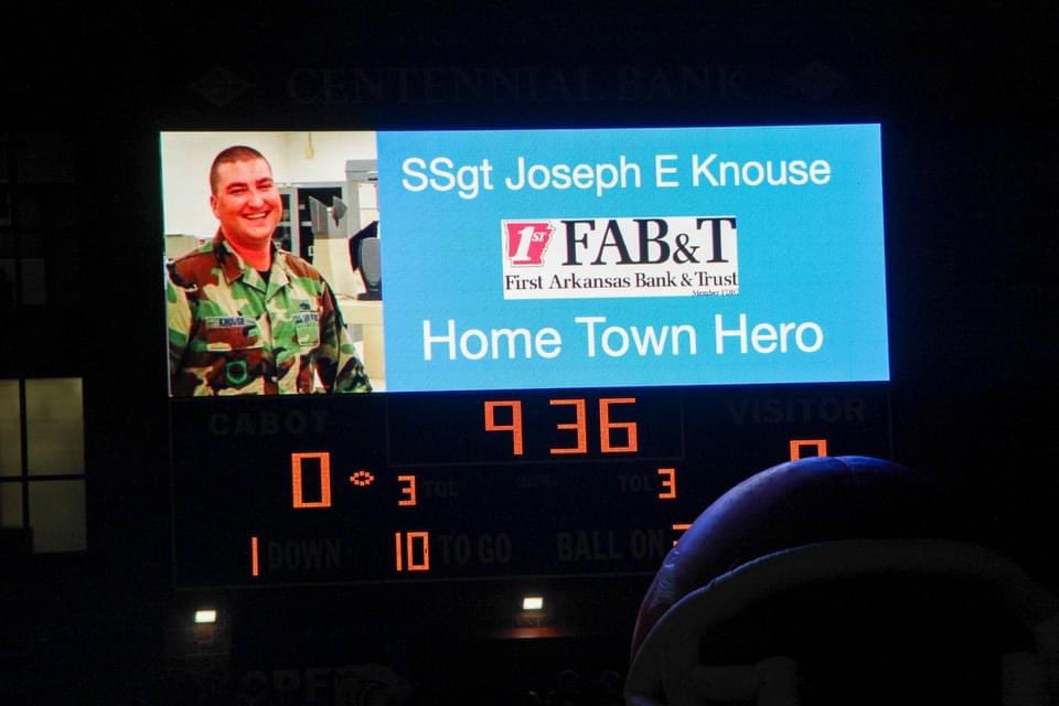 We are proud to honor Staff Sargent Joseph E Knouse as the First Arkansas Bank and Trust Hometown Hero of the week. Thank you for your service!