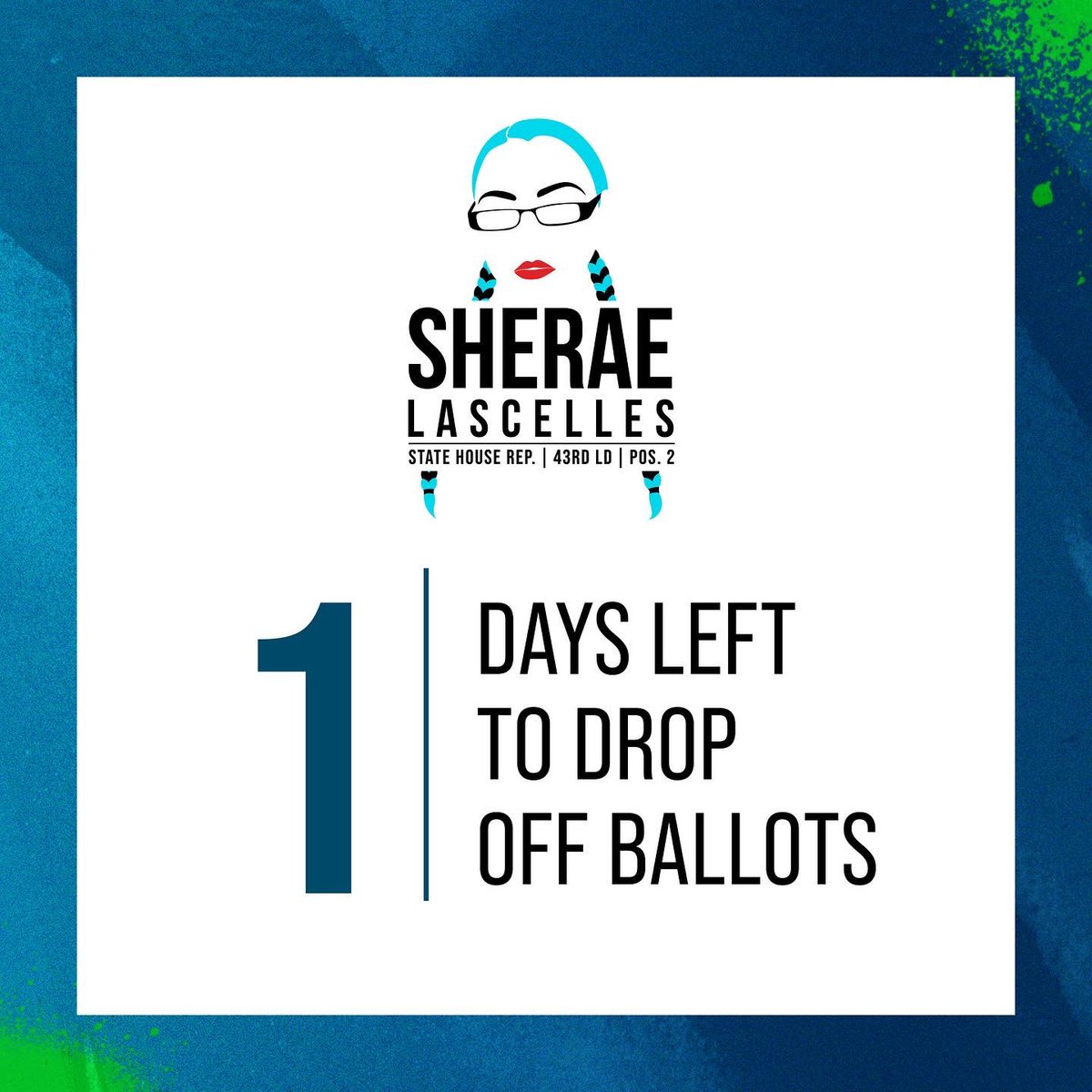 Only 1 day left to drop off your ballot! You can still register to vote until 8 PM tomorrow at any in person voting location.🗳

As we move into the next phase of this movement, we are calling for volunteers to join our Ballot Curing Team! Learn more here: forms.gle/7LdznQRJnyyvMa…