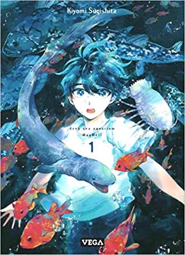 28. Deep Sea Aquarium Magmell - Kiyomi Shigeshita. Ongoing series about a boy who is fascinated by deep sea creatures, learning about them everyday at his work place. As you can see the drawings are great and adorable, story is heartwarming and also it's educational ?? 