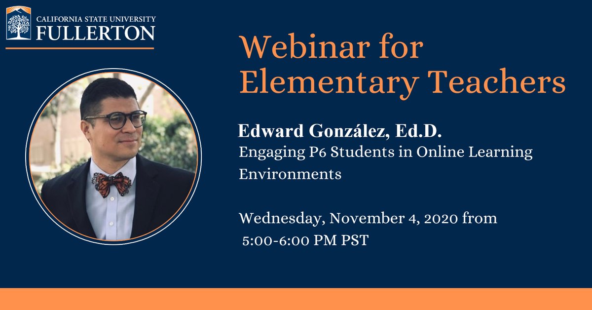 Great free PD Opportunity ed.fullerton.edu/sfccct/news/K1…