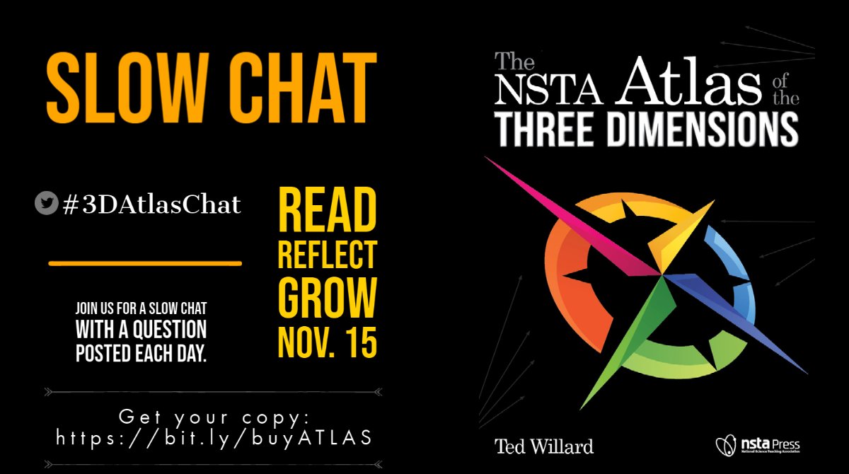 I knew I wanted to explore The Atlas of the 3 Dimensions, but I also knew I needed support in doing so. If you're in that same boat, join us for #3dAtlasChat starting Nov 15. The slow chat will help you learn to use the Atlas to improve your practice. #NGSSchat #NGSS <a href="/KySciTA/">Kentucky Science Teachers Association</a>