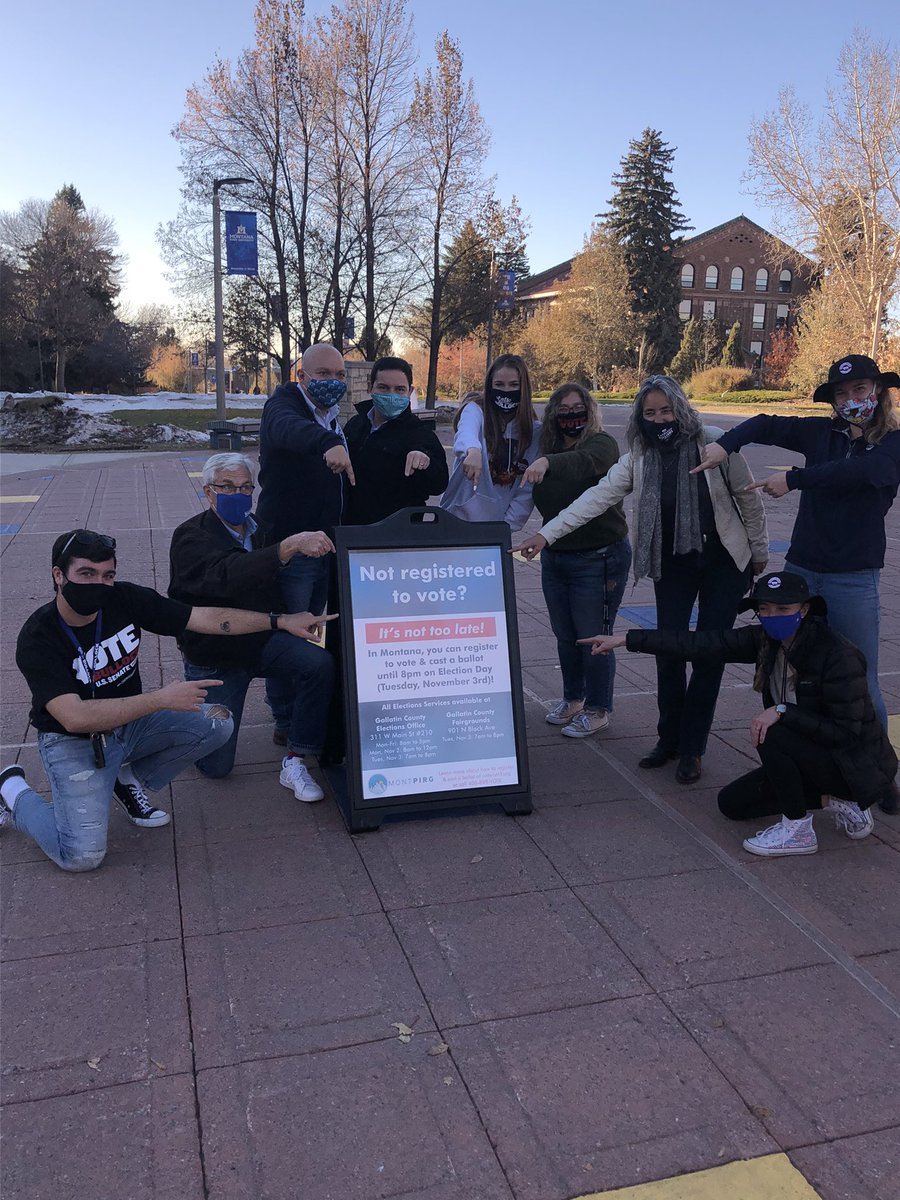 Thank you to everyone in Bozeman  for getting out and canvassing! Let’s win this race! #mtal #mtpol