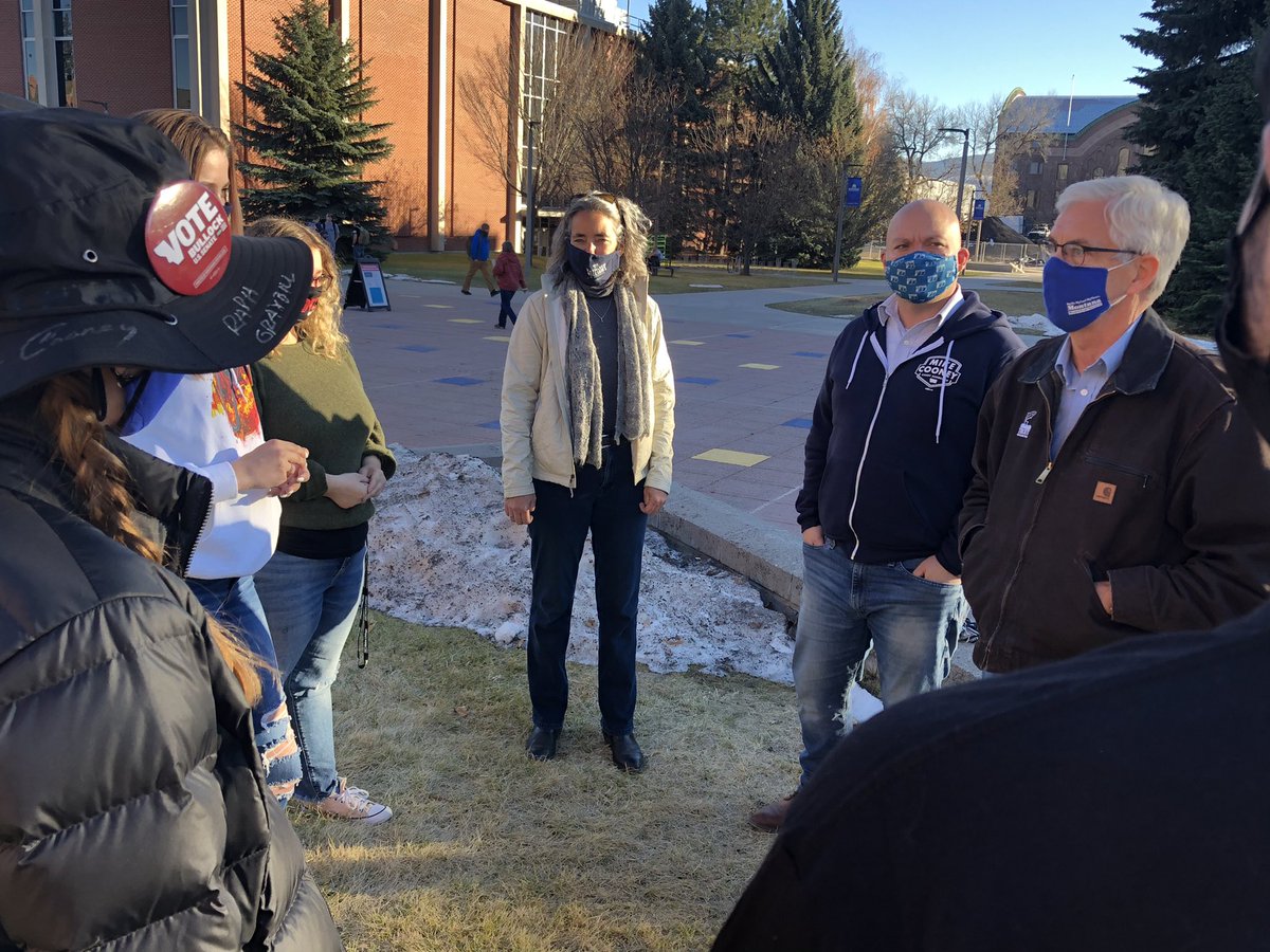 WilliamsForMT's tweet photo. Thank you to everyone in Bozeman  for getting out and canvassing! Let’s win this race! #mtal #mtpol https://t.co/ooBsGRbCxC