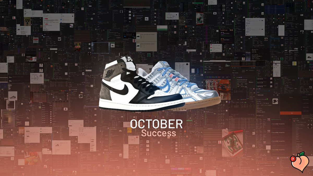 Peachy Proxies users feasted throughout October, securing thousands of checkouts! 

We thank you for your continuous support, and we will work harder to be one of the best!

RT and Like for a chance to win 100 monthly ISP proxies! 
Draw in 7 days.