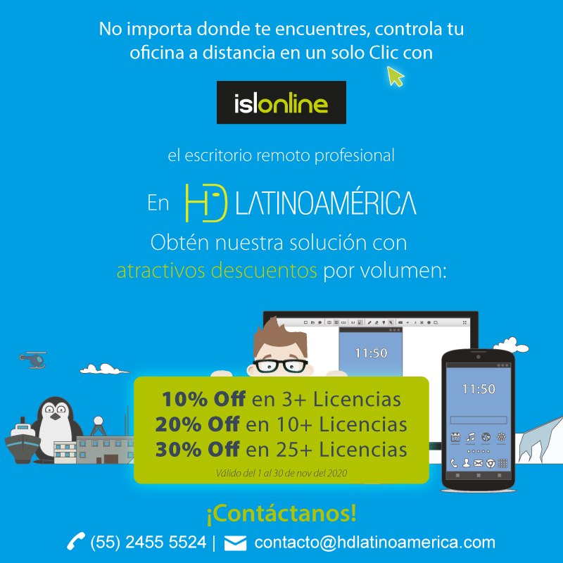 HD_Latam's tweet image. Obtén el #mejorsoftware de acceso remoto con un clic ✅
¡Empezaron las ofertas! 🎉
Conócelas y mándanos mensaje directo