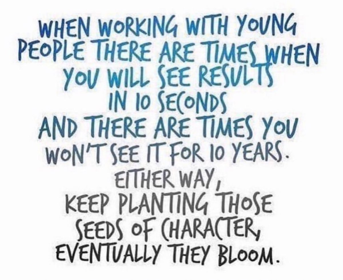 drmarciatate's tweet photo. There may be days where you wonder if you’re making a difference in the lives of your students. When that feeling hits, remind yourself that growth takes time and you’re integral part of that process. #edchat https://t.co/MxETBmpg6q