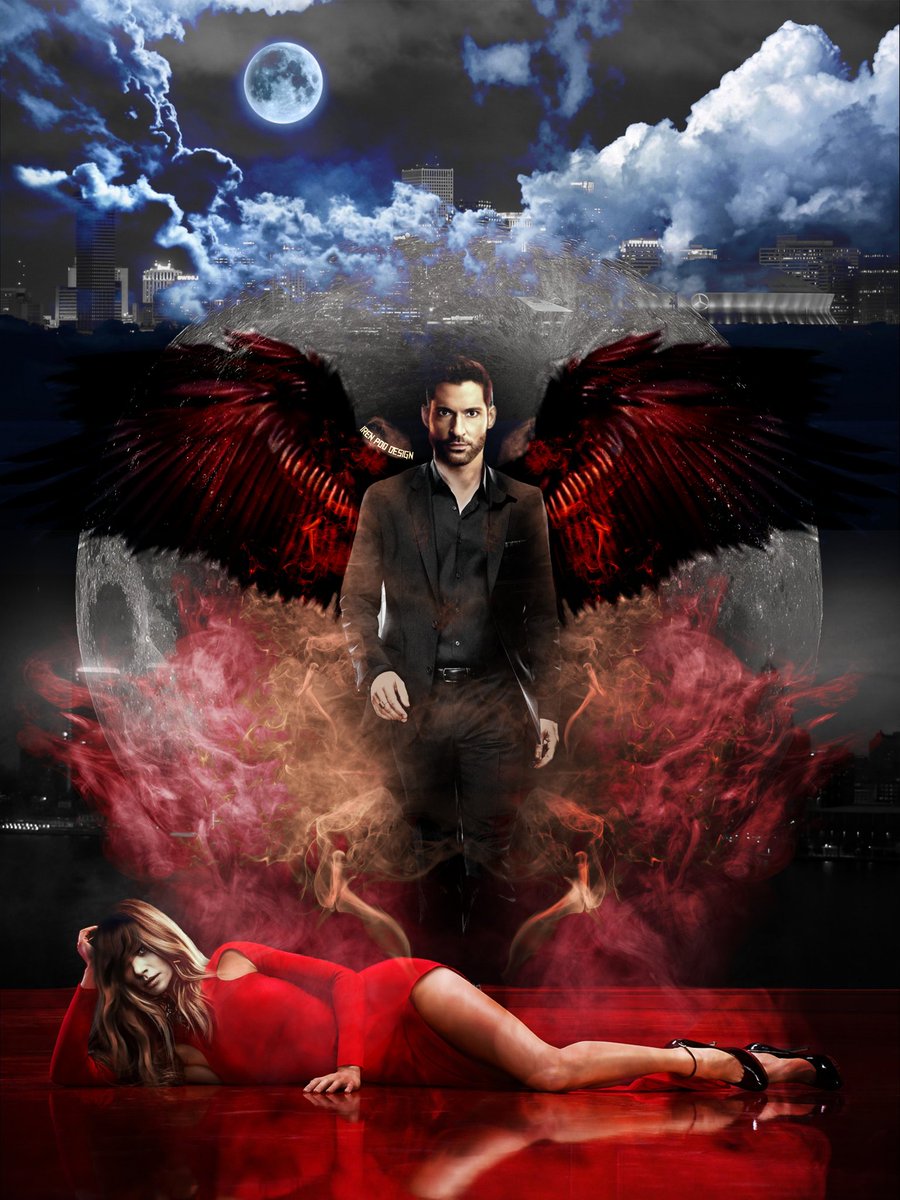 I'm happy to share my new art with you! My design  #deckerstar poster ❤
#LaurenGerman
#lucifer #LuciferNetflix