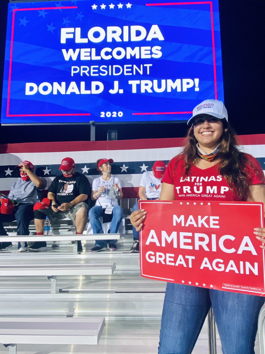 GOPFIU's tweet photo. Last nights trump rally showed us just how ready Miami Dade County is for #FourMoreYears with a yuuuge turnout! Remember Election Day is the last day to Vote! Let’s #KeepAmericaGreat and #KeepFloridaRed! 🐘🇺🇸 https://t.co/hWgtZvvypF