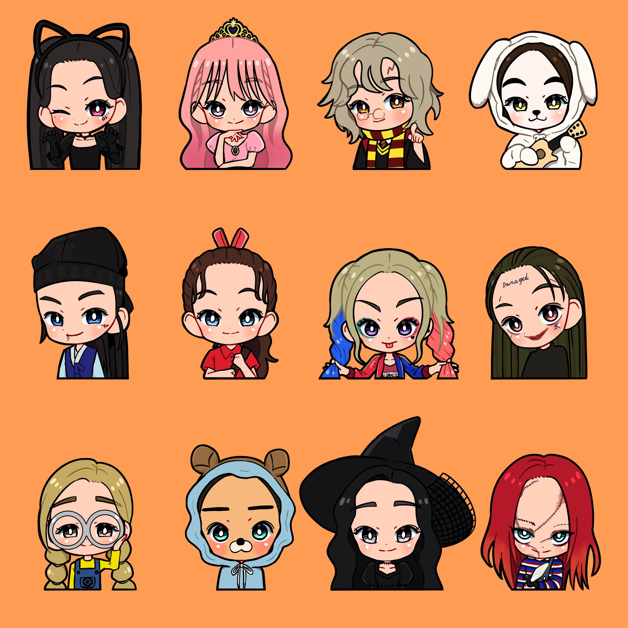 Kiri Iz One ハロウィン仮装 イラスト Izone 아이즈원 アイズワン Izonefanart T Co rc9dz1yw Twitter