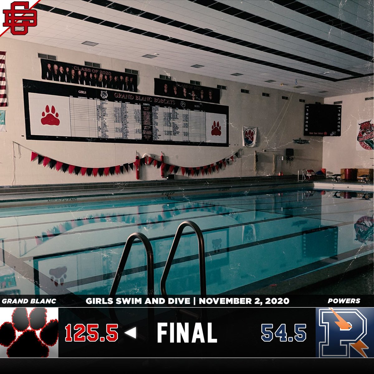 _GB_Athletics_'s tweet photo. Girls swim and dive results vs Powers (11-2) 🐾🏊‍♀️ https://t.co/tWMXoclHeE