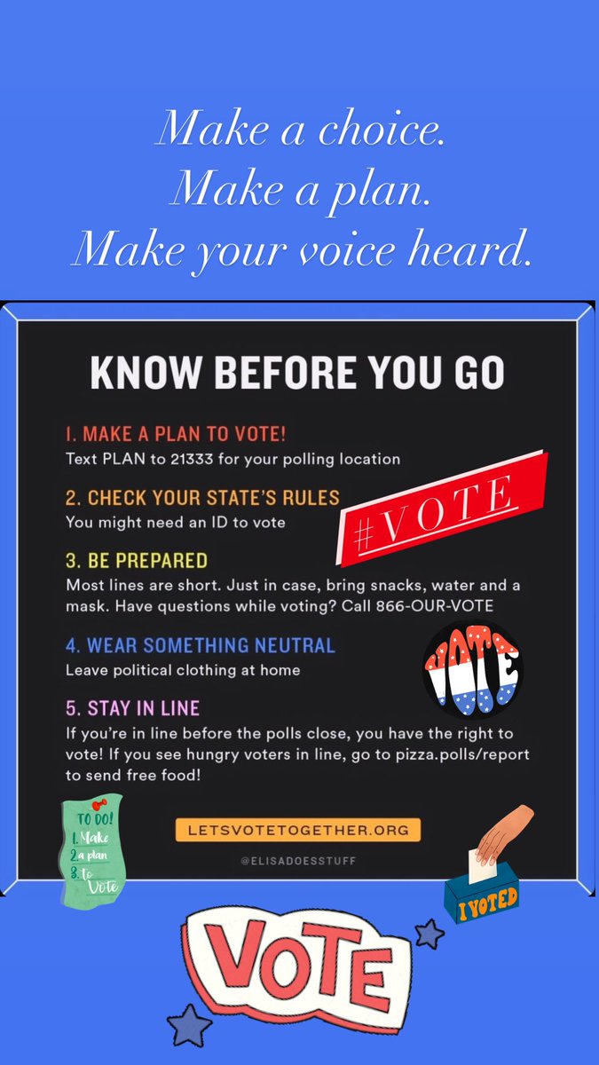 Make a choice. Make a plan. Make your voice heard. #iamavoter . Are you? @iamavoter_ #Election2020 #VOTE