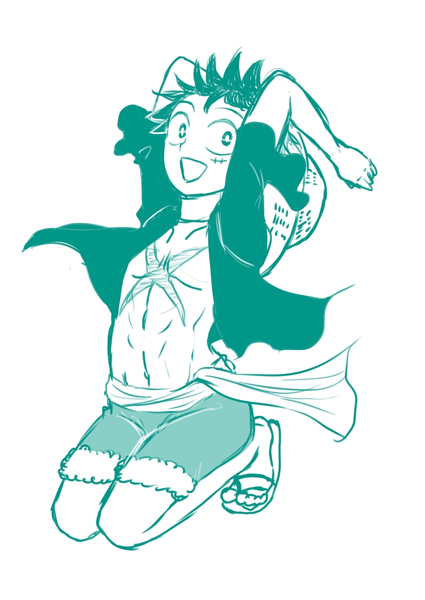 サラダ食べて海賊王