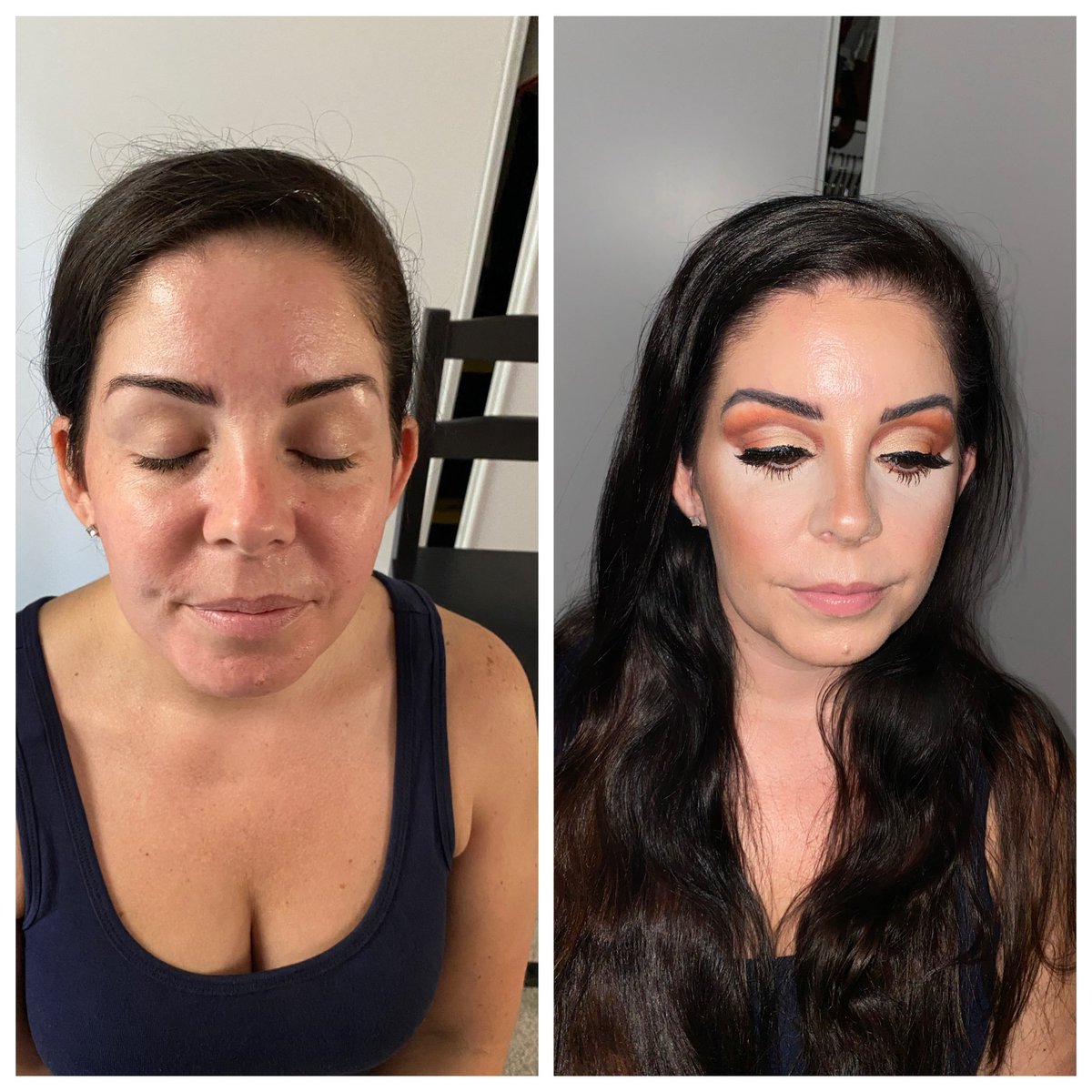 essieslayy's tweet photo. My first makeup model 💕 #beauty #makeup #makeupclient #love #follow #like #retweet https://t.co/P5df6SZs0j