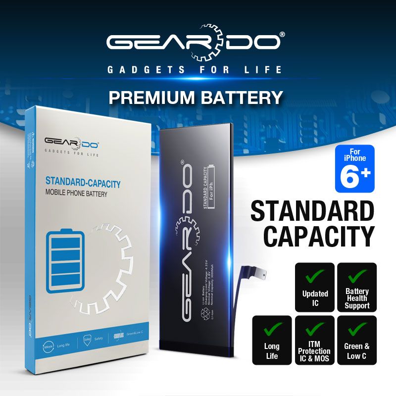 Geardo_au's tweet photo. PREMIUM GEARDO IPHONE 6 PLUS BATTERY STANDARD CAPACITY 2915MAH  NOW IN STOCK!

Visit our online Store or click below link to go direct on the product page 
https://t.co/6zdZhy4yfk 

#Geardo #iPhone #iPhone6Plus #GeardoBattery   #iPhone6PlusBattery https://t.co/pXMGdhbM5w