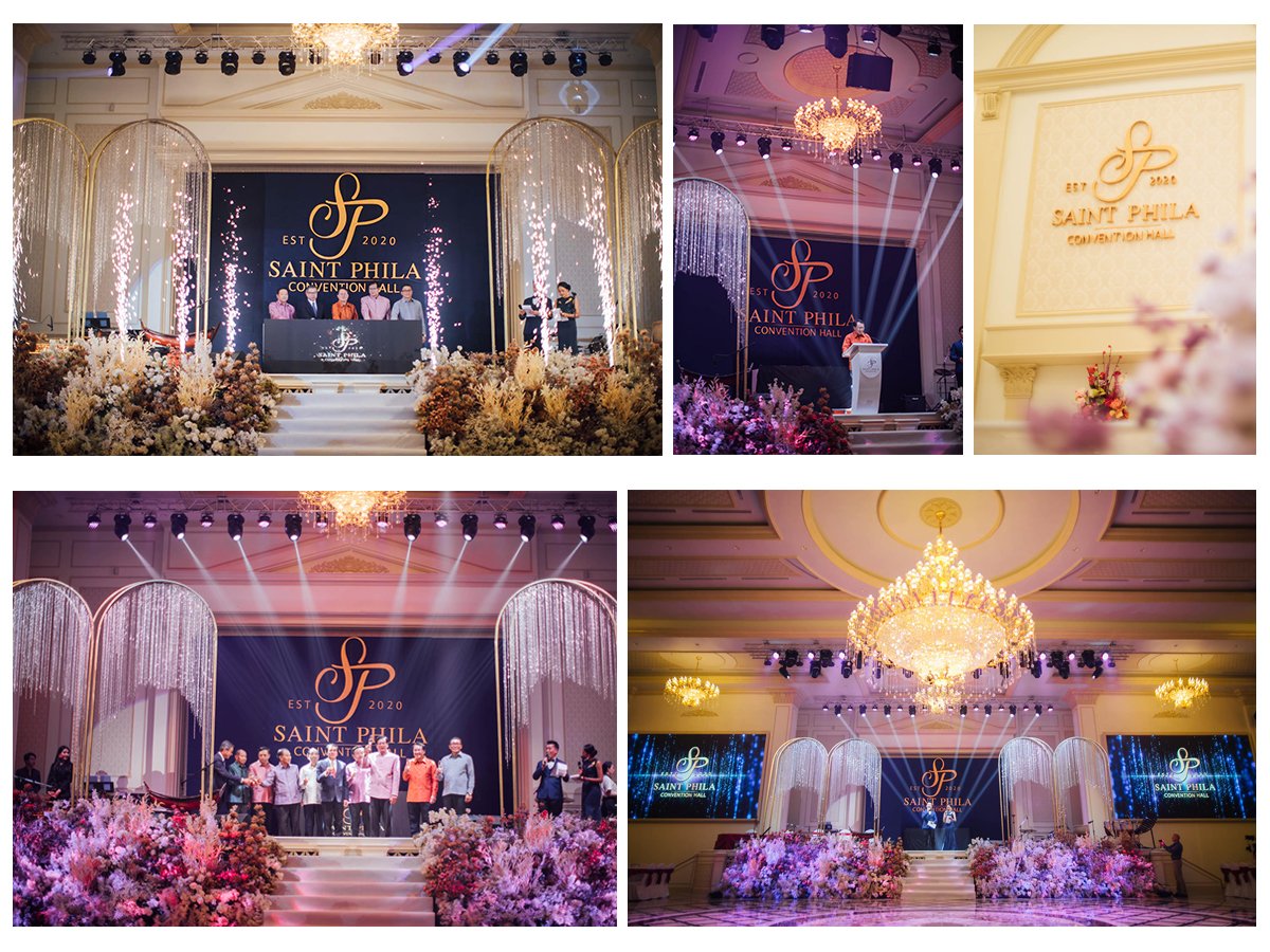 MandyWUU's tweet image. Congrats on opening of Saint Phila Convention Hall. It's the biggest and the best convention hall banquet center In Vientiane, Laos. 5 hectare, 4 halls, it can hold a banquet for 9000 people.#shinelong #kitchen #SaintPhilaConventionHall #banquet #laos #convention #southeastasia