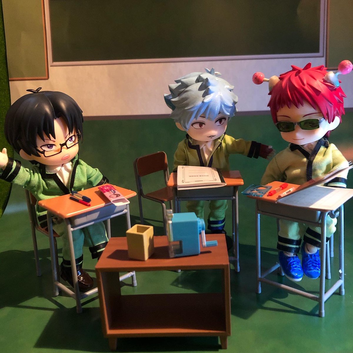 kusuoluvr's tweet image. OH MY GOD,, OH MY GOD SAIKI K FANMADE NENDOROIDS