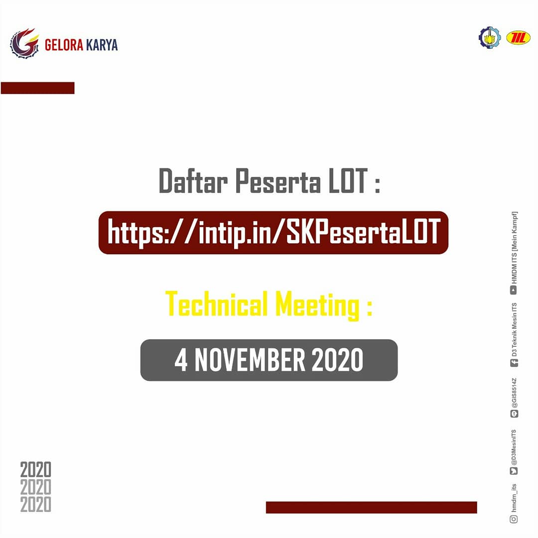 hmdmits's tweet photo. [ SK DAFTAR PESERTA LOT ]

Selamat dan Semangat pastinya untuk kalian para peserta Leadership On Training, manfaatkan dengan sebaik-baiknya kesempatan yang telah diberikan, serap ilmu sebanyak mungkin untuk HMDM ITS yang lebih maju ! https://t.co/WEdY7GmPxI
