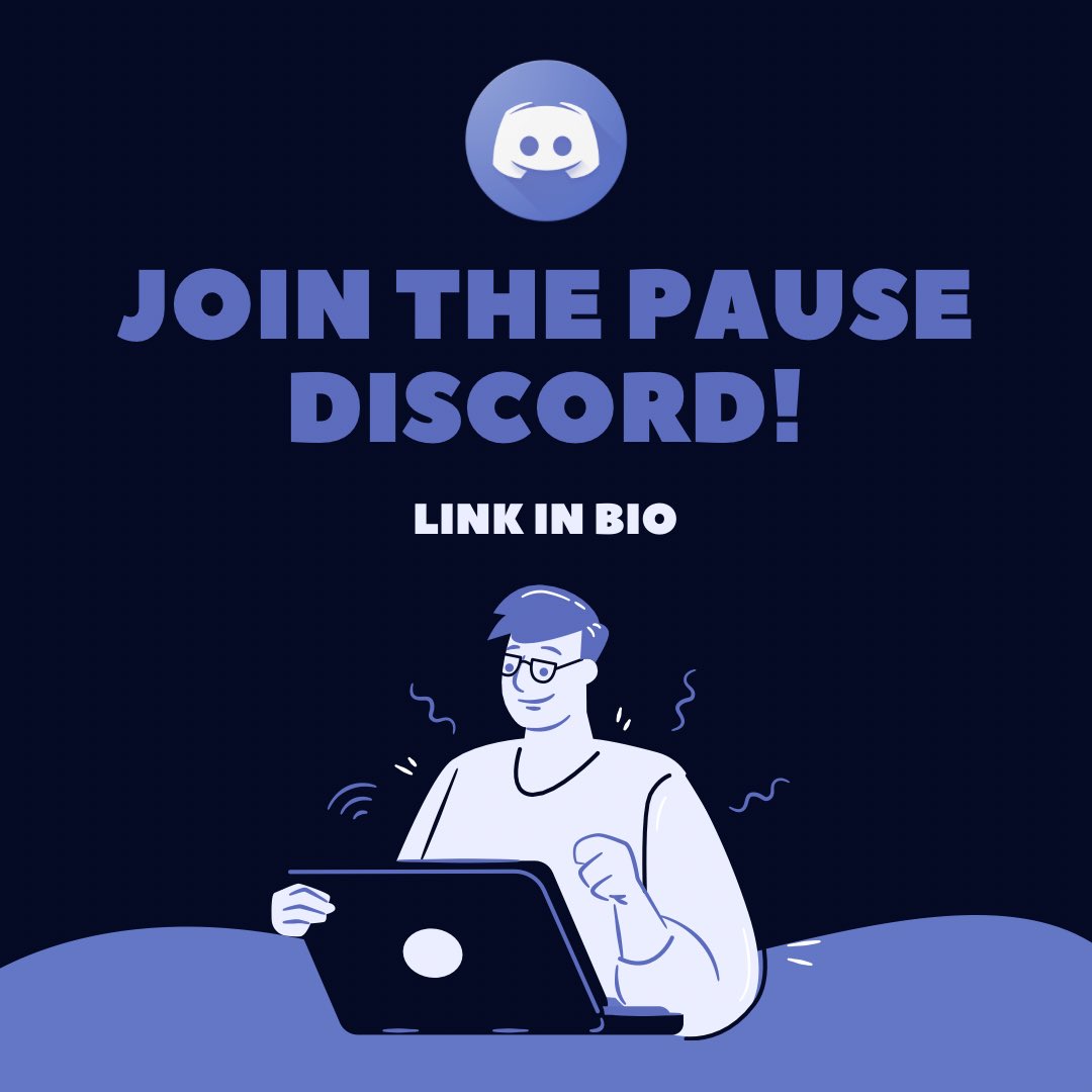 utmpause's tweet photo. PAUSE DISCORD SERVER 🥳

Join our server to make new connections and friends and connect with us! Link in bio! https://t.co/gouJKZhWdF