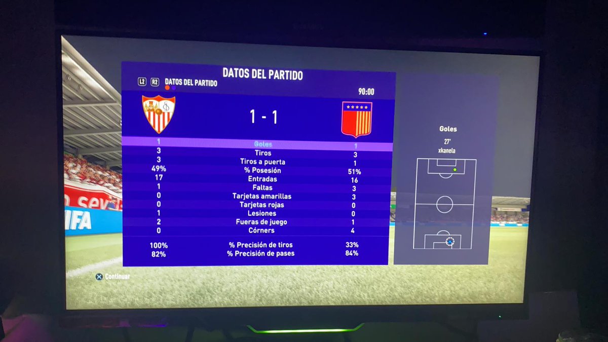 Sacamos 1 punto ante un gran rival en 1 de <a href="/VPN_SPAIN/">Virtual Pro Network Spain</a> como es VpnSevilla mañana ha intentar sacar los 3 puntos bien jugado al rival #SomEUC 💪💚

Vs VpnSevilla 1 1
⚽🏅 <a href="/enrikeboke_7/">enrikeboke_7</a>