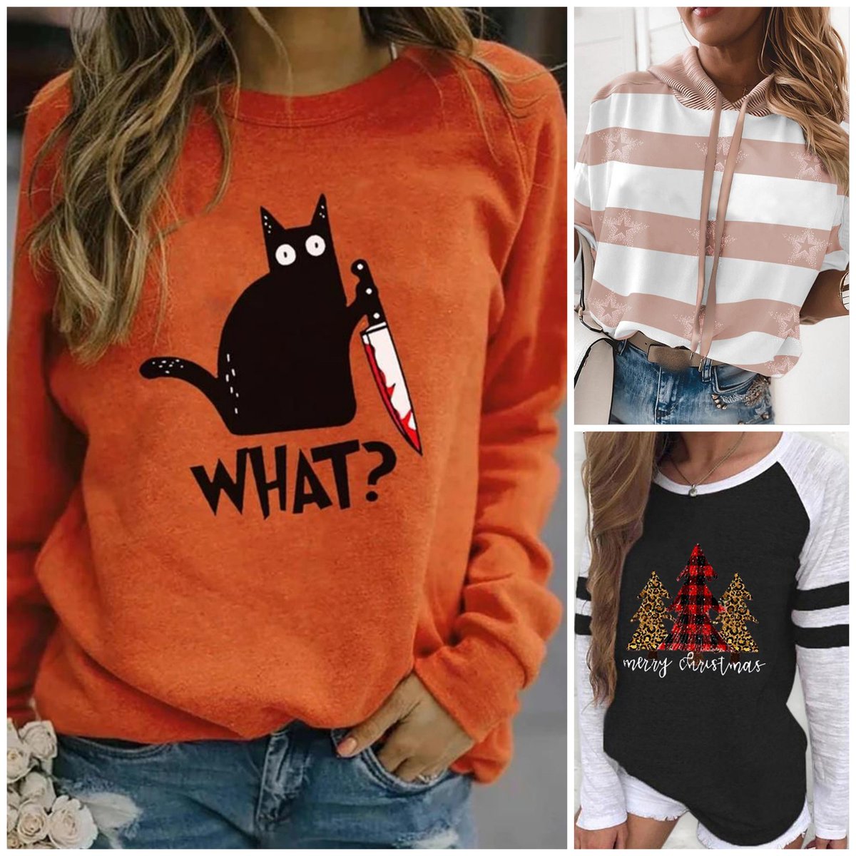 botiqueonline's tweet photo. Shop Sexy Trending Sweatshirts &amp; Hoodies – Boutiquefeel offers the best women's fashion Sweatshirts &amp; Hoodies deals.
Shop now >> https://t.co/OQfUlhKkjO https://t.co/zdzPqXRIOc