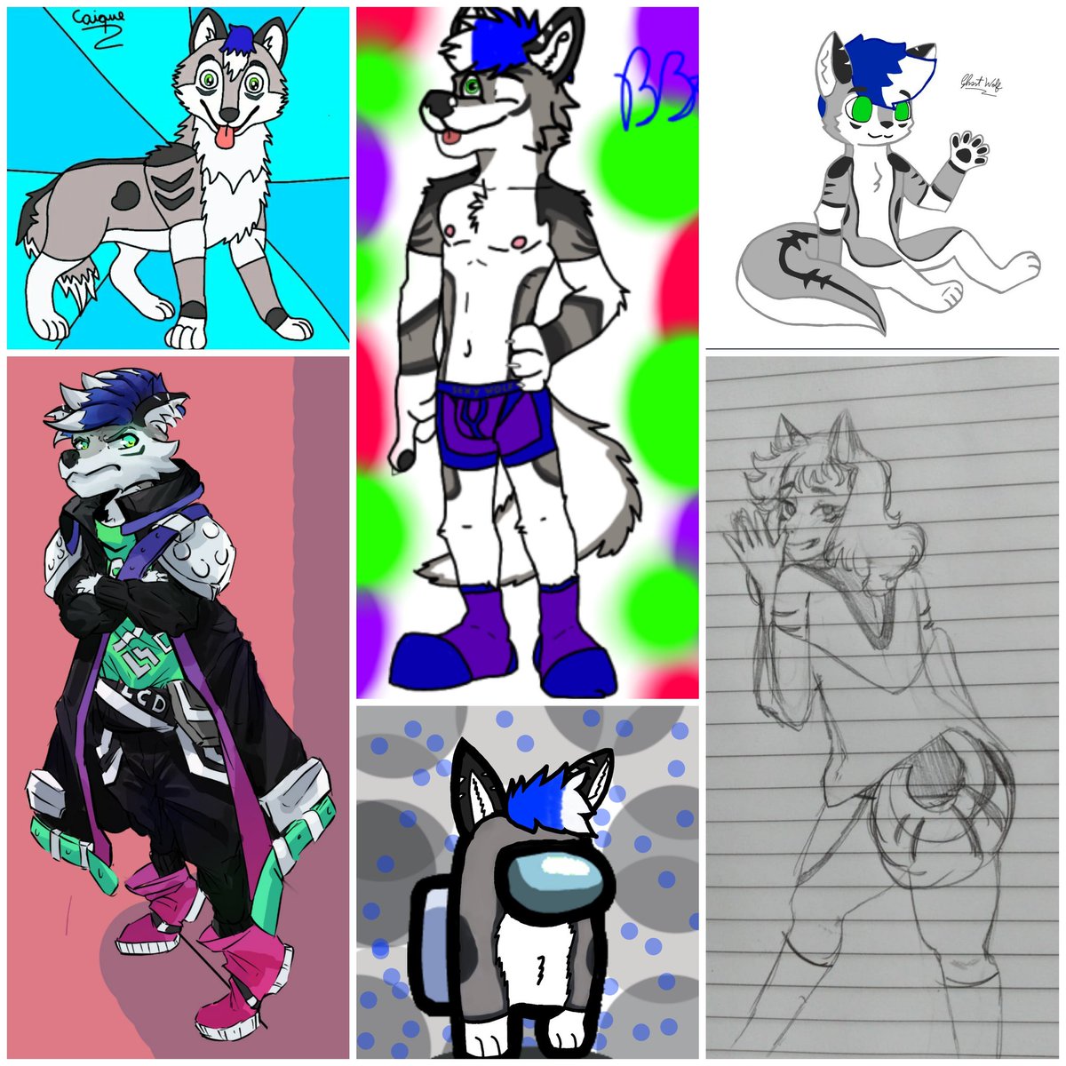 KaspherDraws's tweet photo. Fanarts recentes que ganhei, muito obrigado aos autores eu adorei!!
@Chocotino1 @Ghost_Wolf__ @CaiqueVale1 e outros que nao peguei twtter
#fanart #furry #furryart #wolf #projectdivider #waifu #feral #amongUs https://t.co/FmxYk9Fpe9