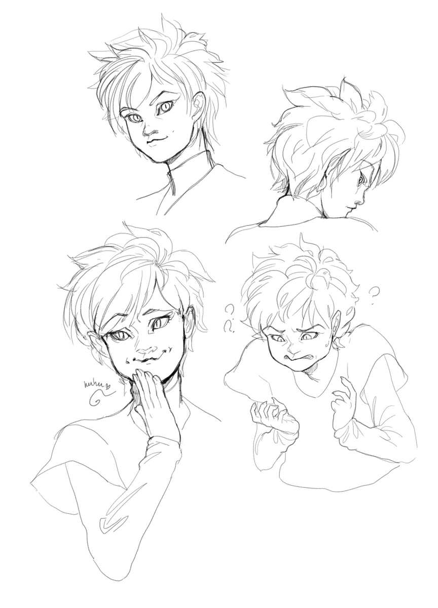I don't think I ever posted these here but I stumbled across them again the other day and GUH I miss working in this style... 