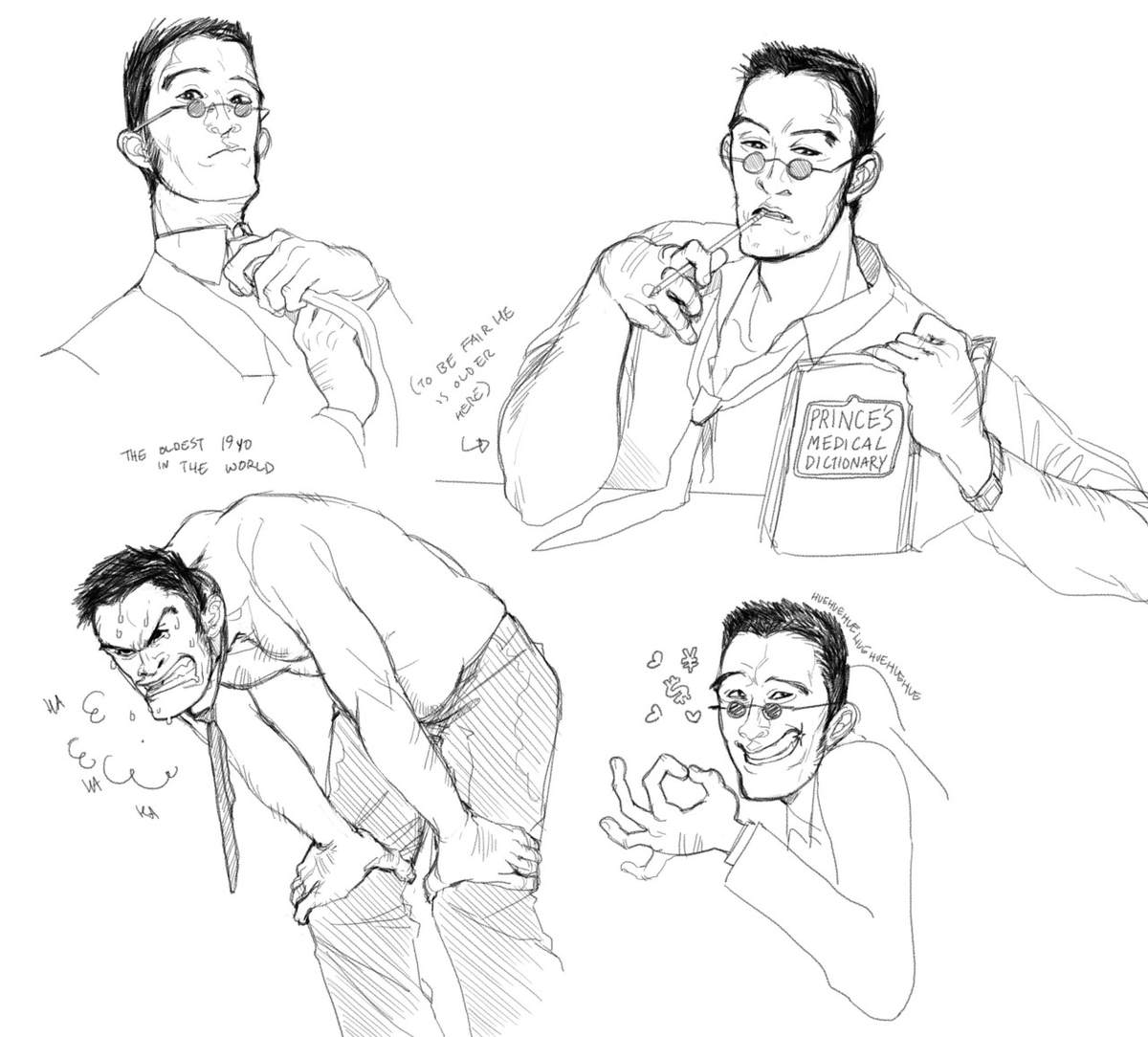 I don't think I ever posted these here but I stumbled across them again the other day and GUH I miss working in this style... 