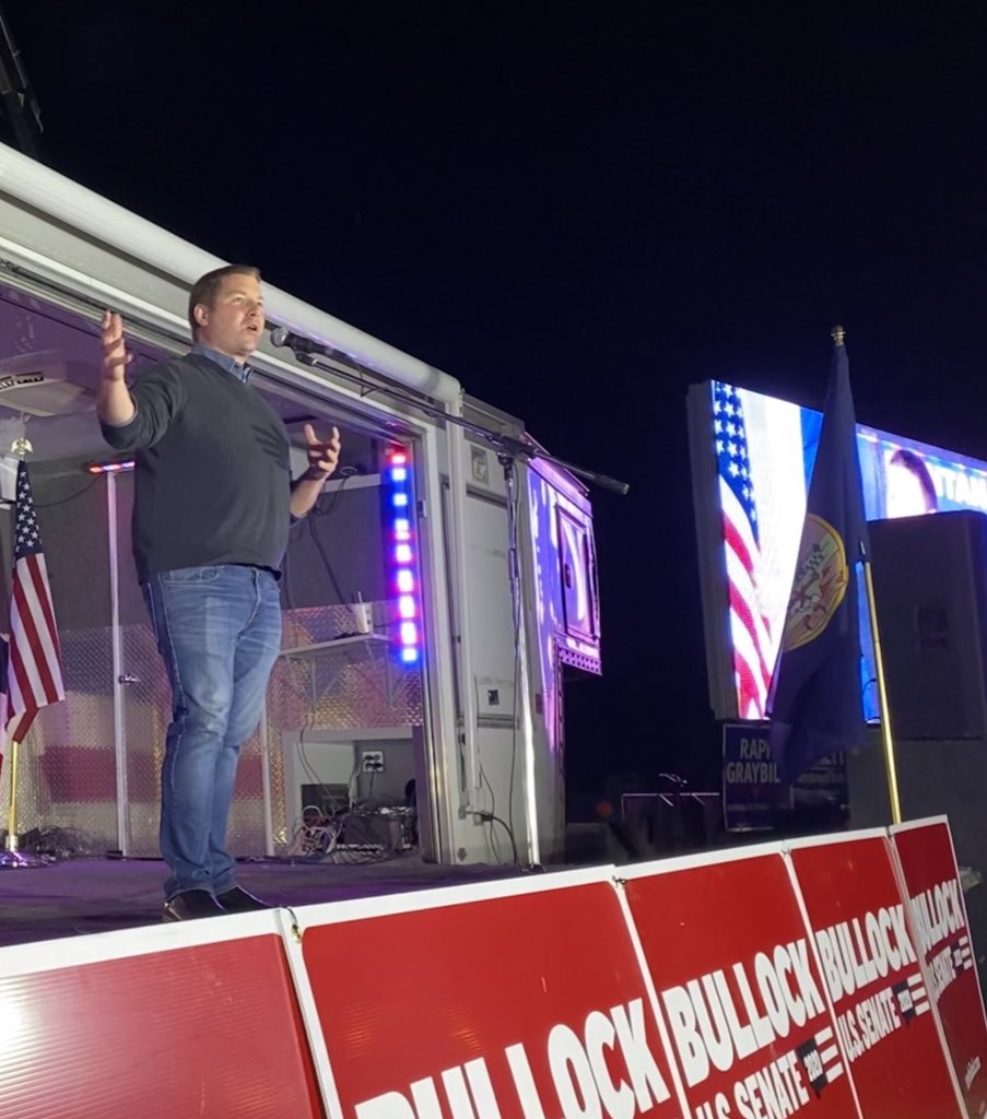 brycebennett's tweet photo. In 24 hours the polls will be closed and Montanans will have their voices heard. I am in Helena tonight to get our voters and volunteers ready to finish strong.
This is in our hands, Montana. Let’s go!
#mtpol #mtnews #mtsos #vote #vote2020 https://t.co/saA7yWutOg