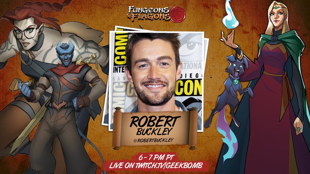 maudegarrett's tweet photo. I feel like I say this after every episode of #Fungeons and Flagons... but that was my favourite!! Thanks @robertbuckley for being HILARIOUS with @Hectorisfunny & @katewelchhhh. Who’s watching this season??
Find all the episodes https://t.co/QDd7lDG7tQ! https://t.co/zDpga0U3Wa
