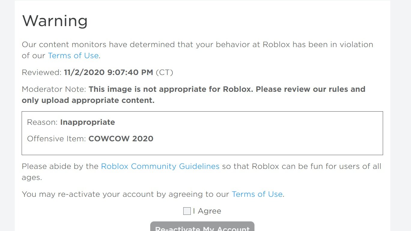 New Low for Roblox Moderation! : r/RobloxHelp