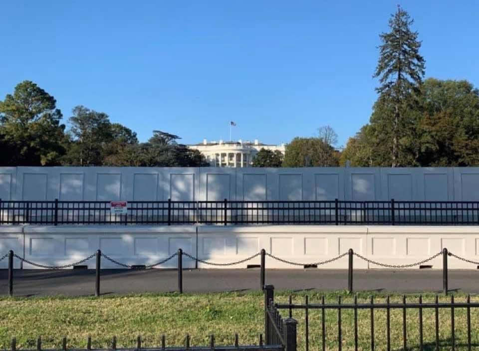 No President has had to fortify the White House on election eve. 

He is a failure. Remember this when you vote.