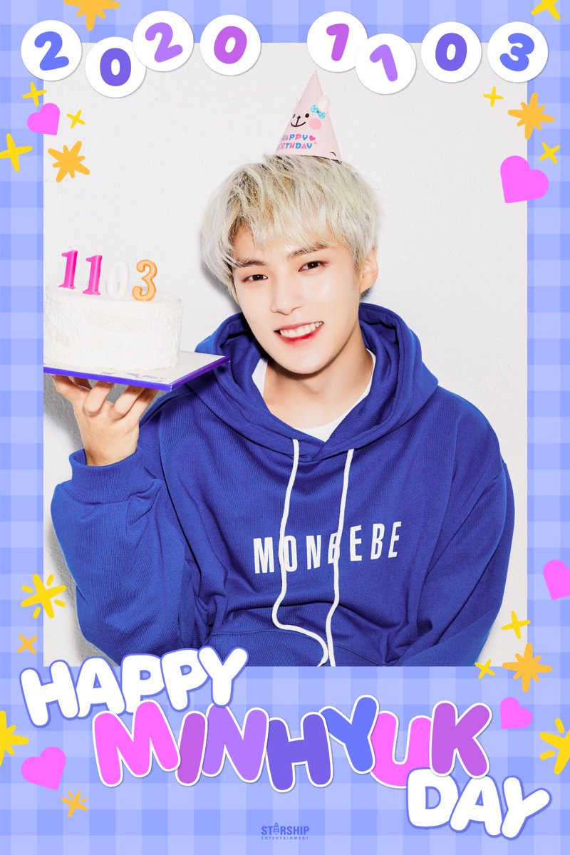 MonX_Sandra's tweet photo. 🎉🎂👏
Happy Birthday To Minhyuk
May your birthday be special and 
full of fun times with members.
MGBU ✨✨✨
#HBDtoMINHYUK #HAPPYMINHYUKDAY https://t.co/7nc7OutXjs