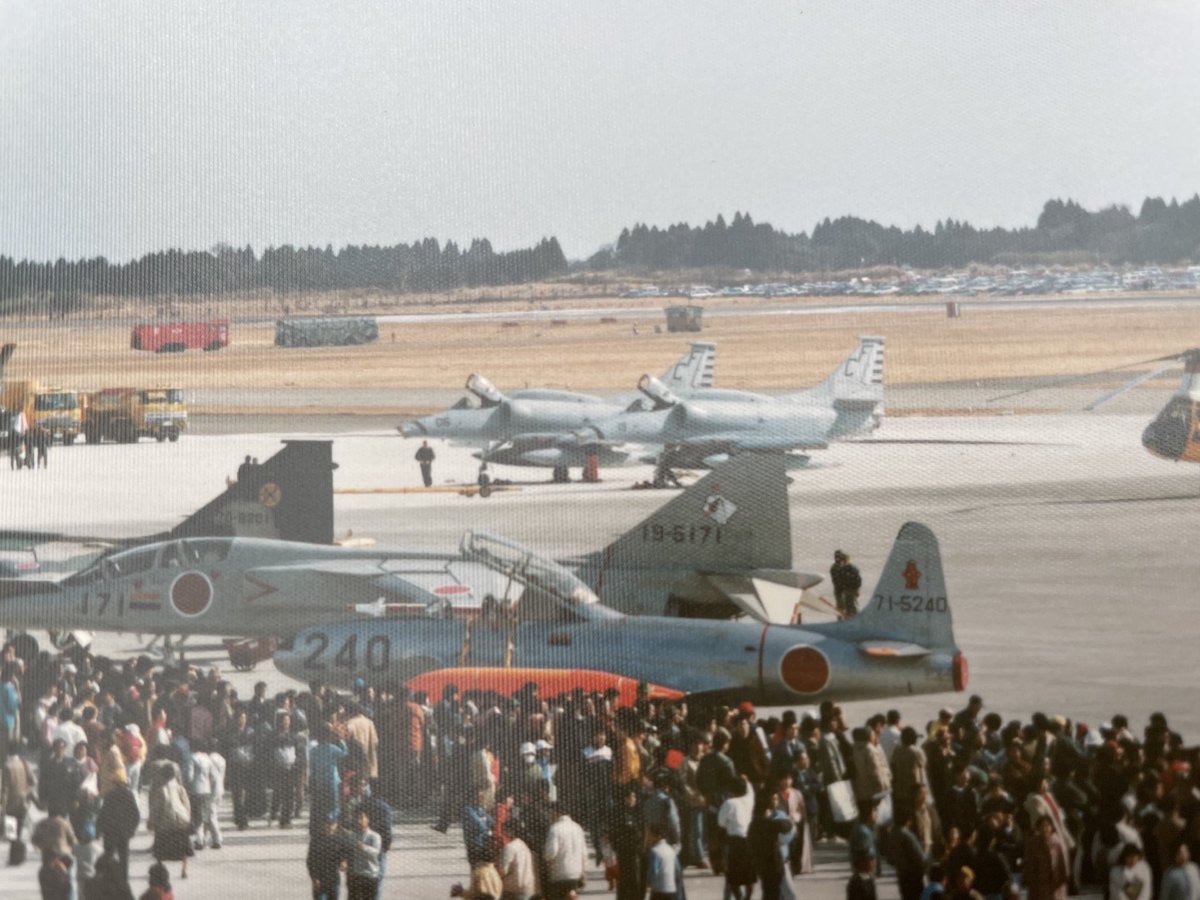HerbVillage's tweet photo. T2アグレッサーとT33武人埴輪( ￣(ｴ)￣);
#5wing #新田原基地　#航空祭 https://t.co/6Bu9jeh4gs