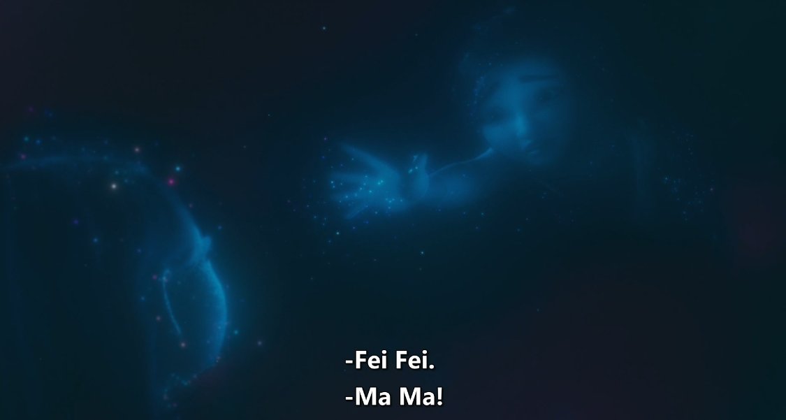 Chang'e and Fei Fei's shared grief is what connects them, i wasn't ready for this 