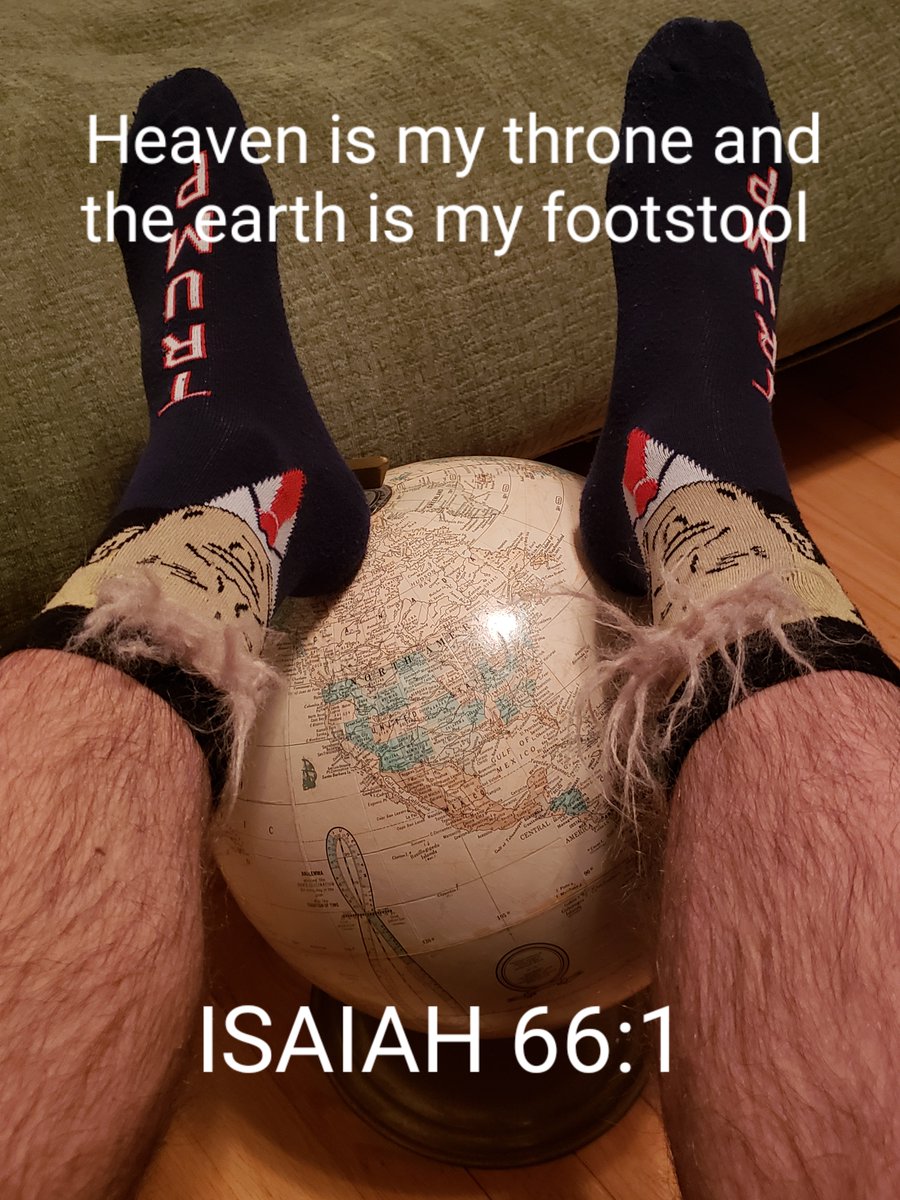 5:5 LET'S PUT THE SIZE OF  #GOD IN PERSPECTIVE FIRSTIn Isaiah 66:1, God says "Heaven is my throne and the  #earth is my footstool." @POTUS  @WhiteHouse