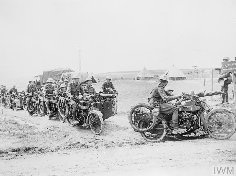 ThisDayInWWI's tweet photo. Nov 1916 During #BattleOfTheSomme war photographer #JohnWarwickBrooke takes these photos of Motorcycle company of the Machine Gun Corps leaving camp South West of Albert-Amiens road

November 1916-11
IWM Q 4403, IWM Q 4404
#Motorcompany #MotorcycleInWWI #WWIMotorcycles #MotorBike https://t.co/pE3JVowVkz