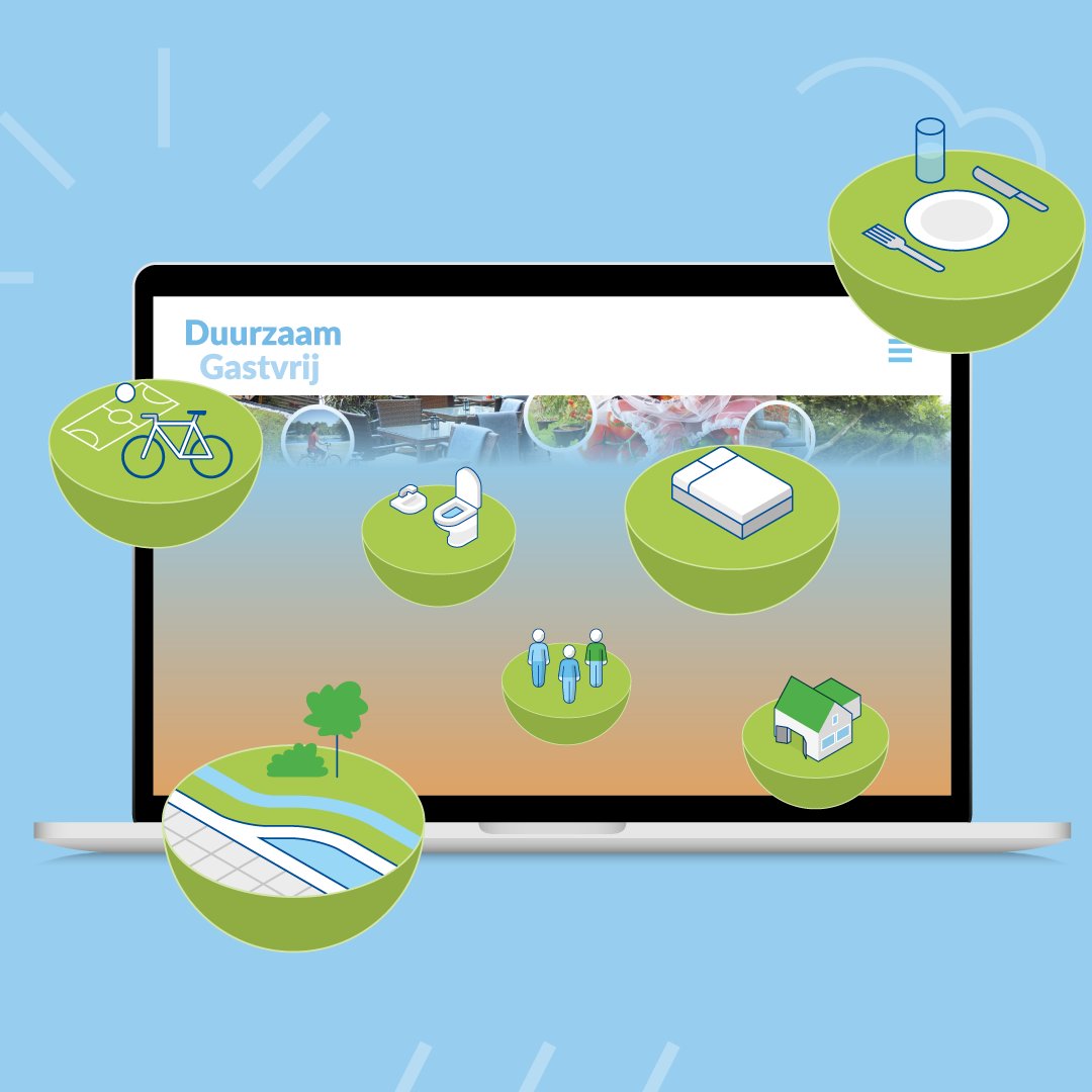 Jaaaaa, Duurzaam Gastvrij is online met 100 tips!

🍀Wat? Tips om een beetje duurzamer te ondernemen.
🍀Voor wie? Ondernemers in horeca en recreatie
🍀Waarom? Omdat alle kleine stappen helpen.

Je mag de tips gratis gebruiken en delen. 
duurzaamgastvrij.nu