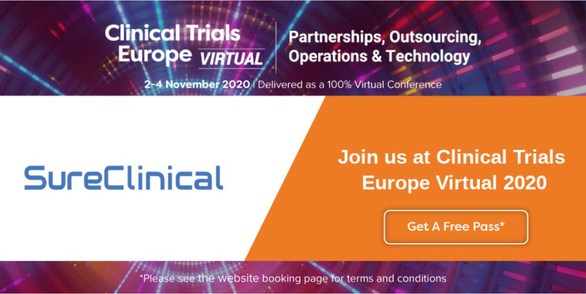 BujnaCsaba's tweet photo. Attending #CTE2020 this week? Make sure to stop by the SureClinical booth to learn more about our eTMF and CTMS solutions and how to streamline your clinical operations! #clinicaloperations #clinicaltrials #digitaltransformation https://t.co/M8Ow1V9kD4