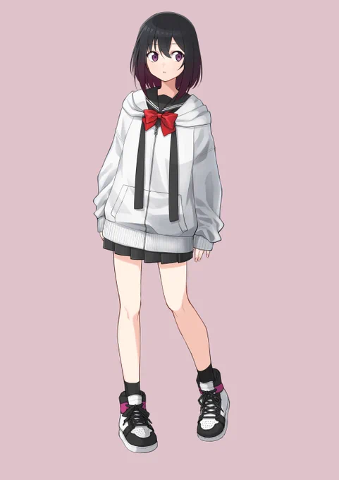 黒セーラー描きがち 