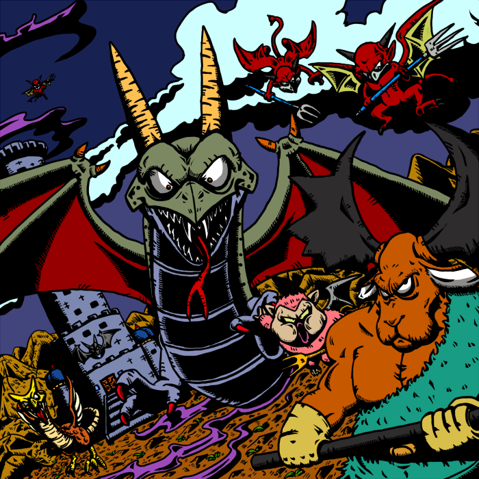 すぎやん 8年前に描いたやみのドラゴン こっちは原色版 当たり前だけどこの頃よりは上手くなってるね すぎやん 8年前に描いたやみのドラゴン こっちは原色版 当たり前だけどこの頃よりは上手くなってるね