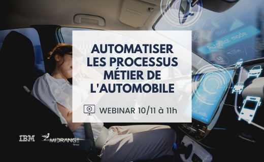 GroupMidrange's tweet photo. ⏯ WEBINAR - "Gagner du temps grâce à la robotisation des processus métiers automobile" Mardi 10/11 à 11h Animé par MIDRANGE Group et IBM
Plus d'infos et inscription : https://t.co/0xPmAXLLRO

#automation #roboticprocessautomation #rpa #ibm #ia #automobile #MaConcessionNumérique https://t.co/0H0k00o3ek