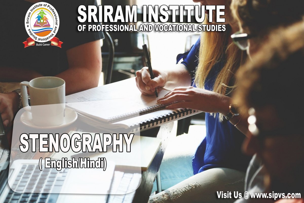 IndiaSipvs's tweet photo. Stenography Course comprises skills in Shorthand, Transcription and Typewriting. The basic work of Stenographer in government offices is to take dictations, record speeches and transcription, Sriram institute is the best stenography course in Rohini Delhi. https://t.co/15vCbNTUGC