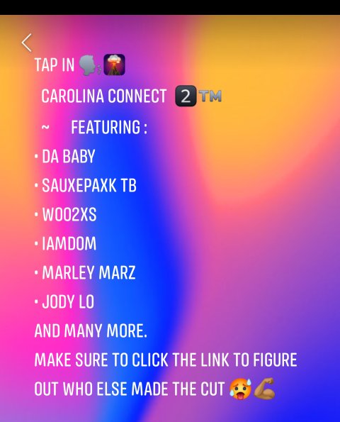 eyeeamdom's tweet photo. Tap In 🗣️🌋🥵
• Some of the hottest artist to come out of The Carolinas 💪🏾
~ Carolina Connect 2 | My Mixtapez && Spinrilla ⚖️🖋️
#WakeUp #iAmDom #MarleyMarz #jodylo #carolinaconnect #iRapp 🏹 #takeoff 🚀 #quarantine 🗿
https://t.co/shOGR8gyBL
- Get Connected 🥶 https://t.co/pUeYKKHUHe