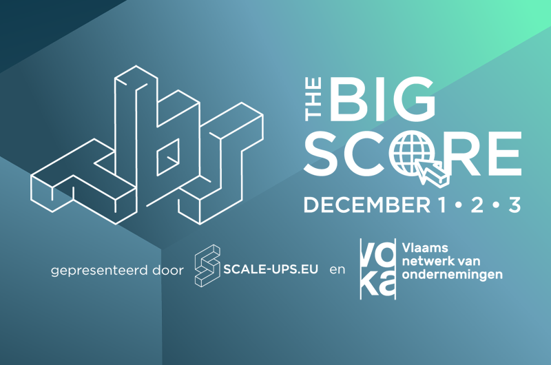 Virteo's tweet photo. Visit #TheBigScore on the 2nd of December to attend our pitch session! 🚀 @scaleups_eu @vokavzw https://t.co/sytLy4mBOb