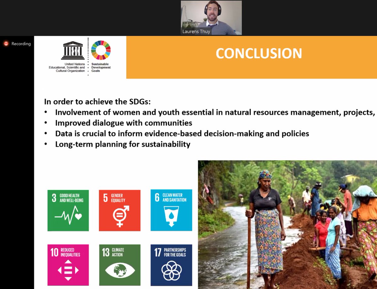 #HappeningNow: <a href="/UNESCOWWAP/">UNESCO World Water Assessment Programme (WWAP)</a>'s Laurens Thuy highlighted the crucial need of DATA to inform evidence-based decisions &amp; policies. Some key points ⬇️

More info about <a href="/climate_water/">WomenWaterClimate</a>'s event #webinar on "Women, Water, Climate: Tackling the Challenges": bit.ly/3ejleEZ