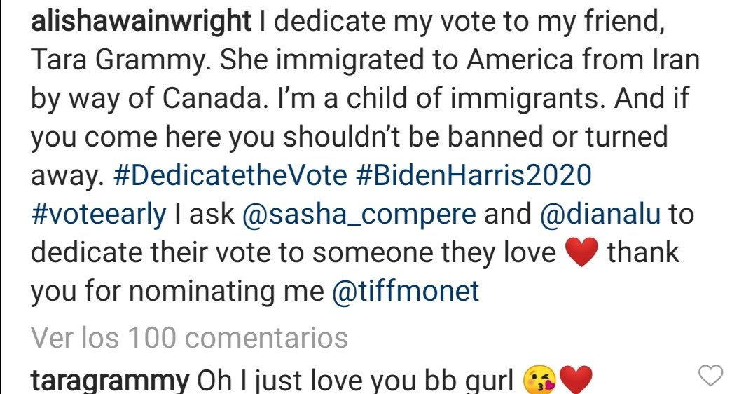 TMI_Uruguay's tweet photo. This ❤️ #DedicateTheVote #BidenHarris2020 @WainwrightAE @taragrammy #Vote #Vote2020

#ShadowFam #RaisingDion https://t.co/iQ7QMiZ8jB