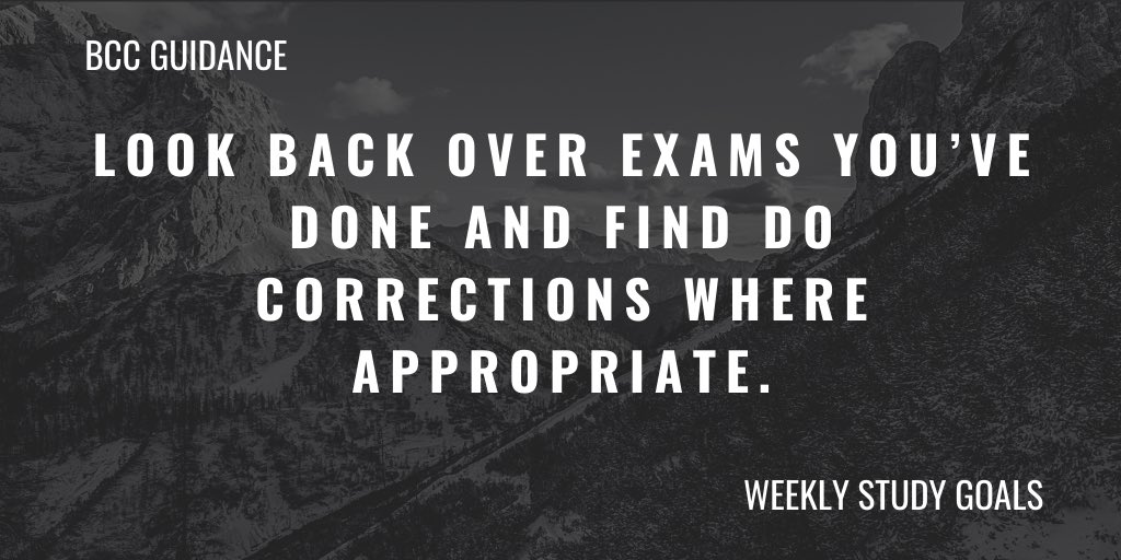 BCC_Guidance's tweet photo. #BCCguidance #believe #achieve #leavingcert #juniorcycle #selfmotivation #weeklystudygoals https://t.co/dHAnHTTfP8