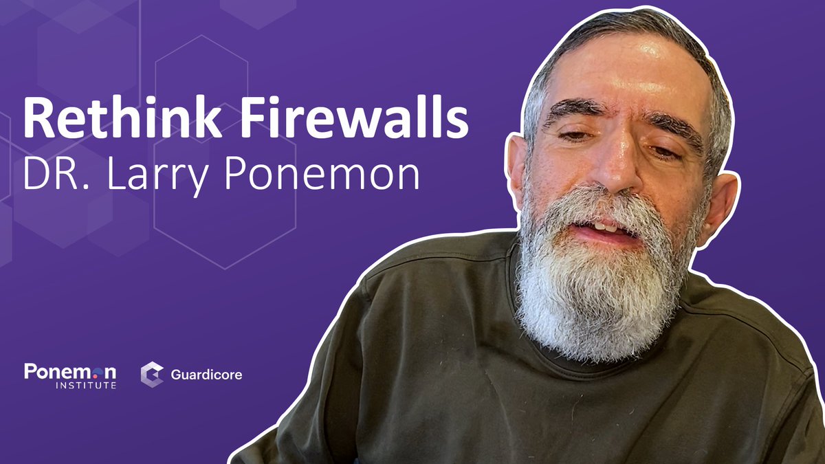 RavitGreitser's tweet image. Thank you Dr. Larry @ponemon for sitting down with @guardicore to discuss the latest Ponemon/Guardicore report on the status of legacy firewalls in today&apos;s modern networks. For the 5 min interview -  youtube.com/watch?v=FdPm8L… #CyberSecurity #firewall